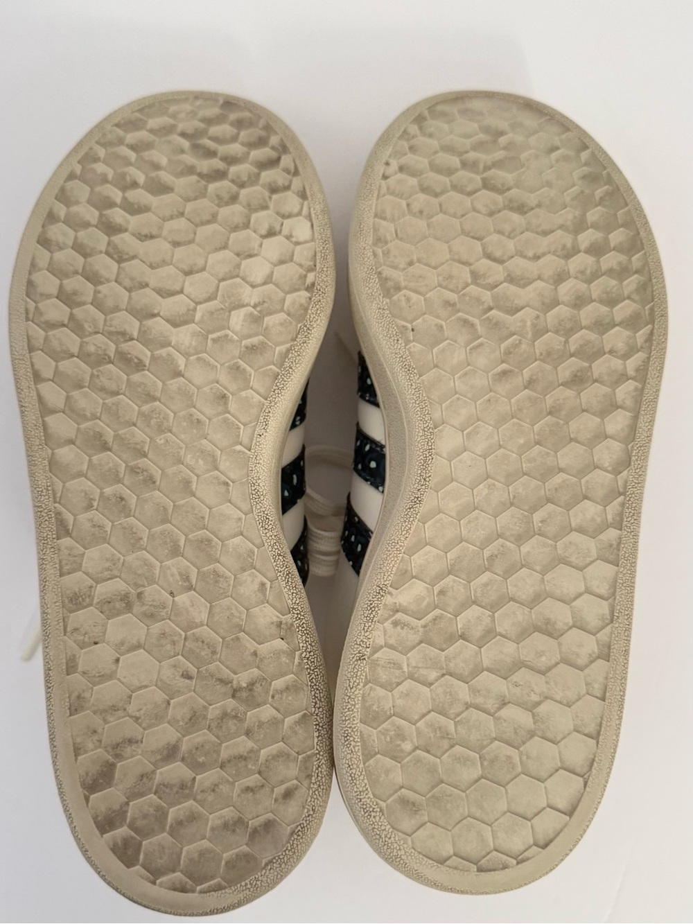 Adidas Grand Court 2.0 White Blue Print Sneakers Women’s Size 9 - Picture 8 of 9